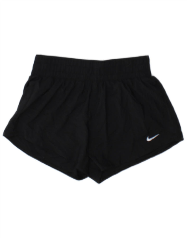 Shorts esportivos femininos Nike UK 10 pequenos pretos