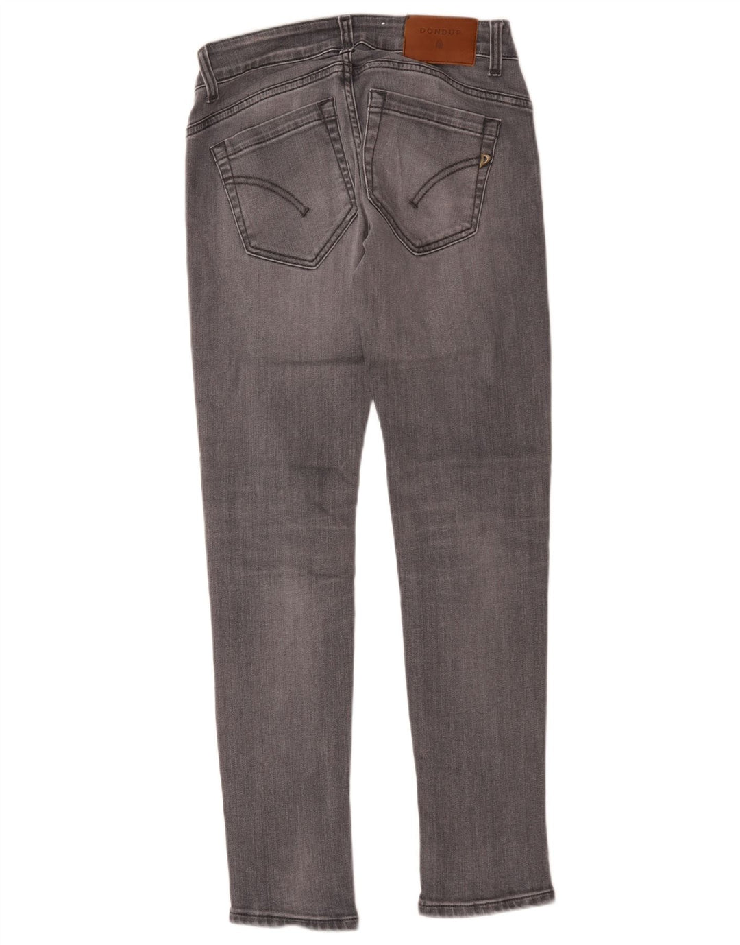 Dondup Jeans Slim Feminino W28 L29 Algodão Cinza