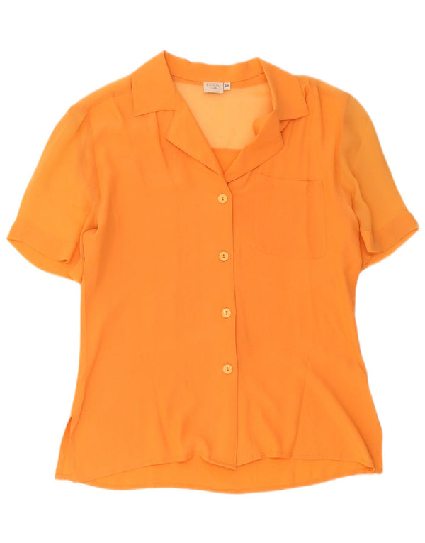 Blusa feminina Conbipel Esisto manga curta IT 44 médio laranja