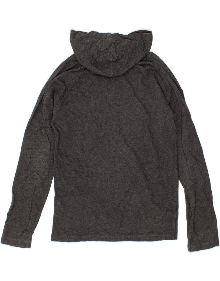 PUMA Mens Hooded Top Long Sleeve Small Grey Cotton Vintage Puma and Second-Hand Puma from Messina Hembry 