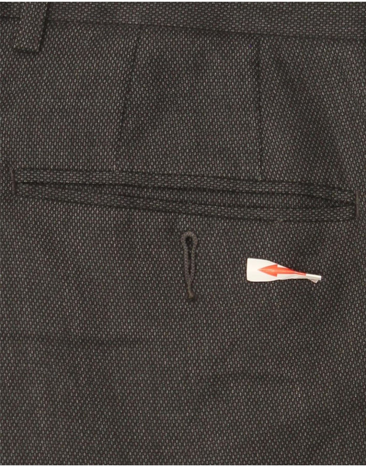 Calça masculina Marks & Spencer Slim Suit W32 L29 cinza poliéster