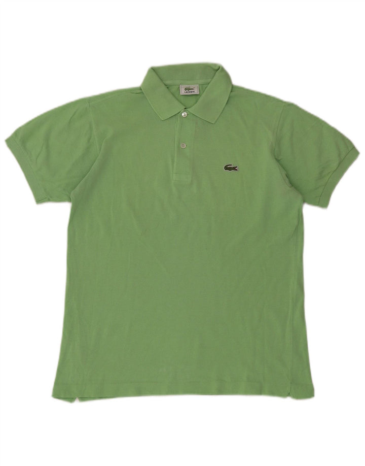 Camisa polo masculina LACOSTE tamanho 3 pequeno algodão verde