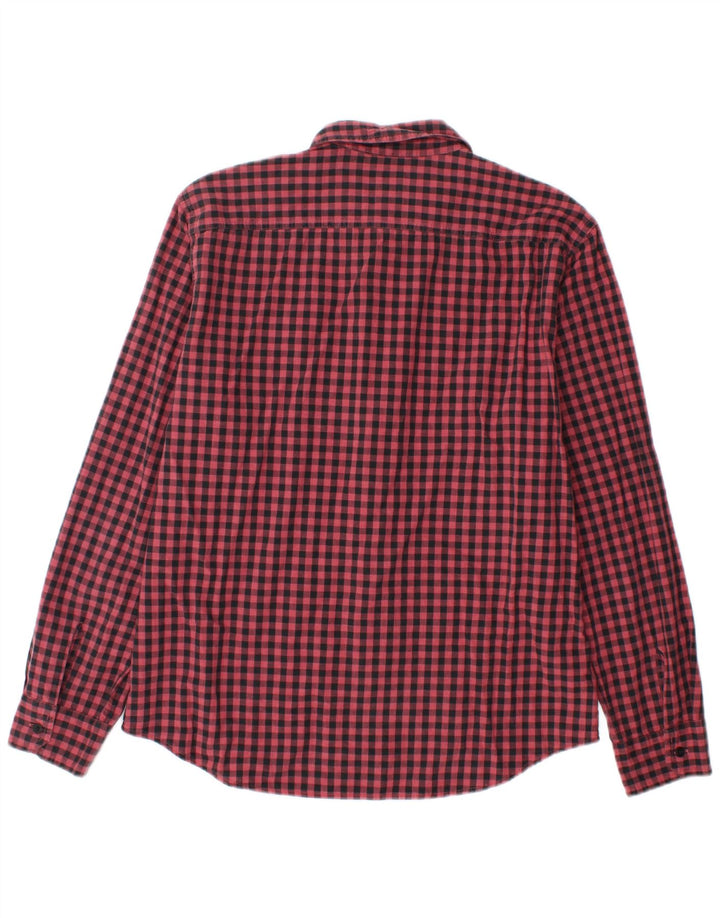 Camisa Slim Masculina LEVI'S Grande Gingham Vermelho
