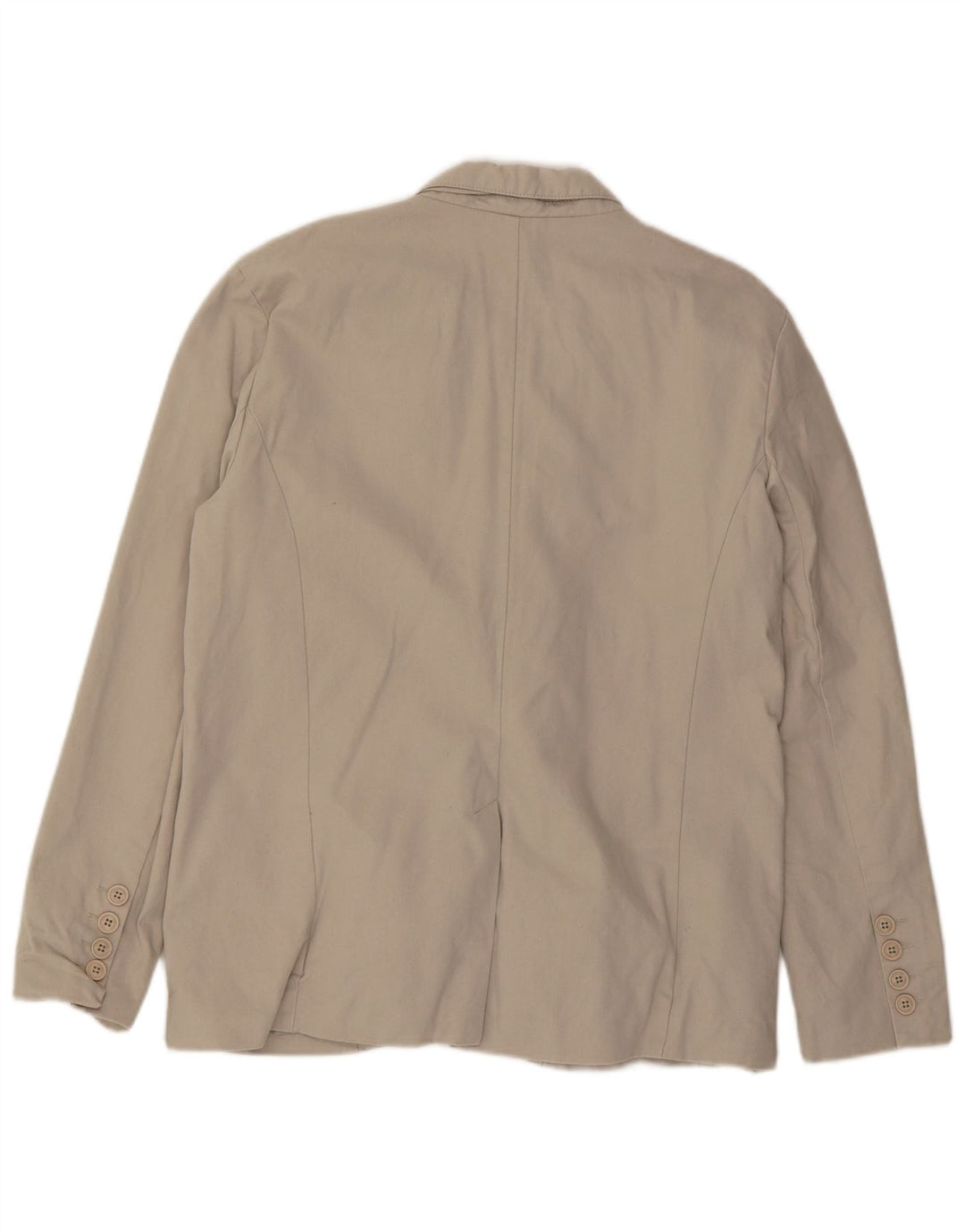 Jaqueta blazer masculina de 2 botões French Connection UK 42 XL algodão bege