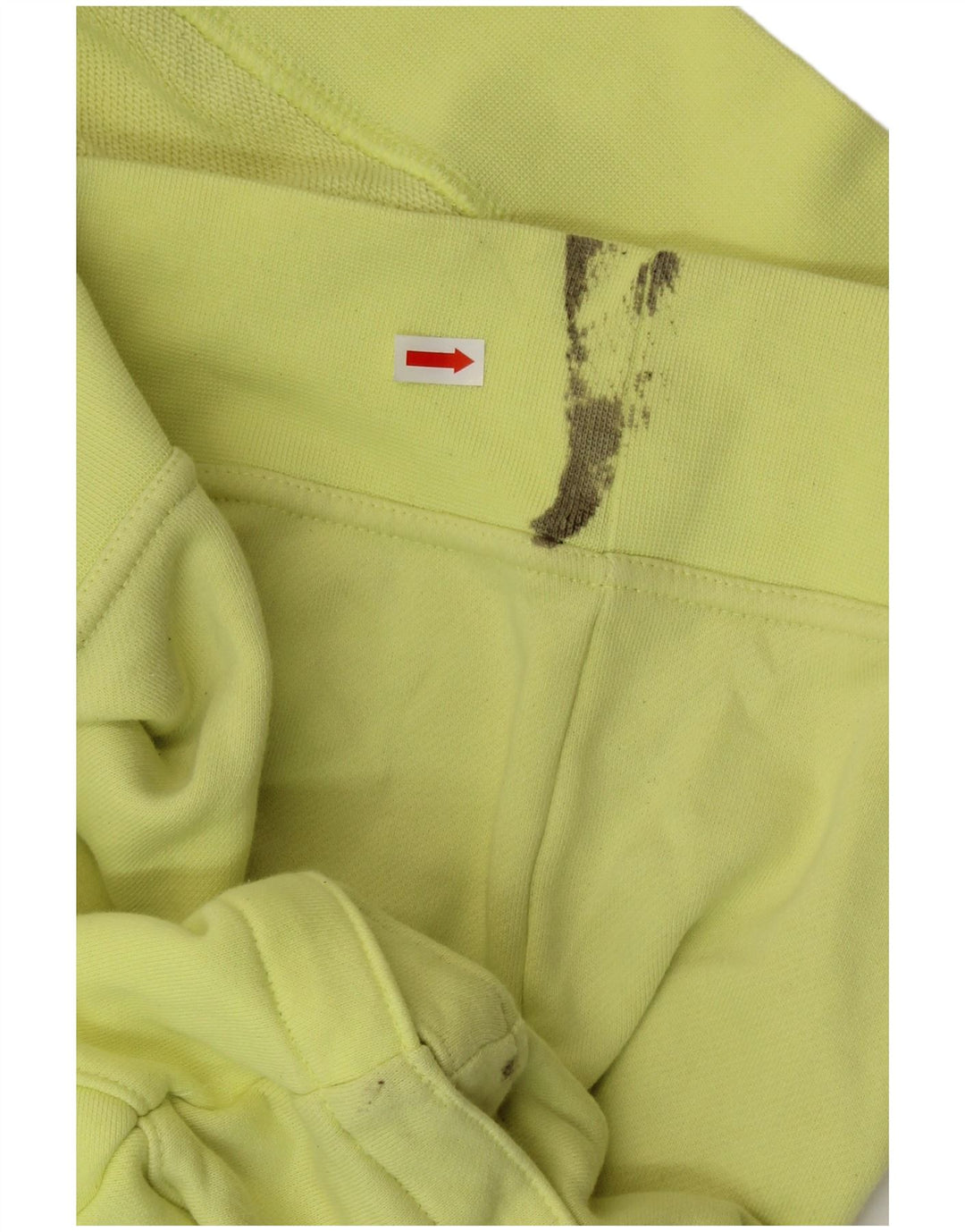 ADIDAS Womens Oversized Short Sleeve Hoodie Jumper UK 28/30 3XL Amarelo