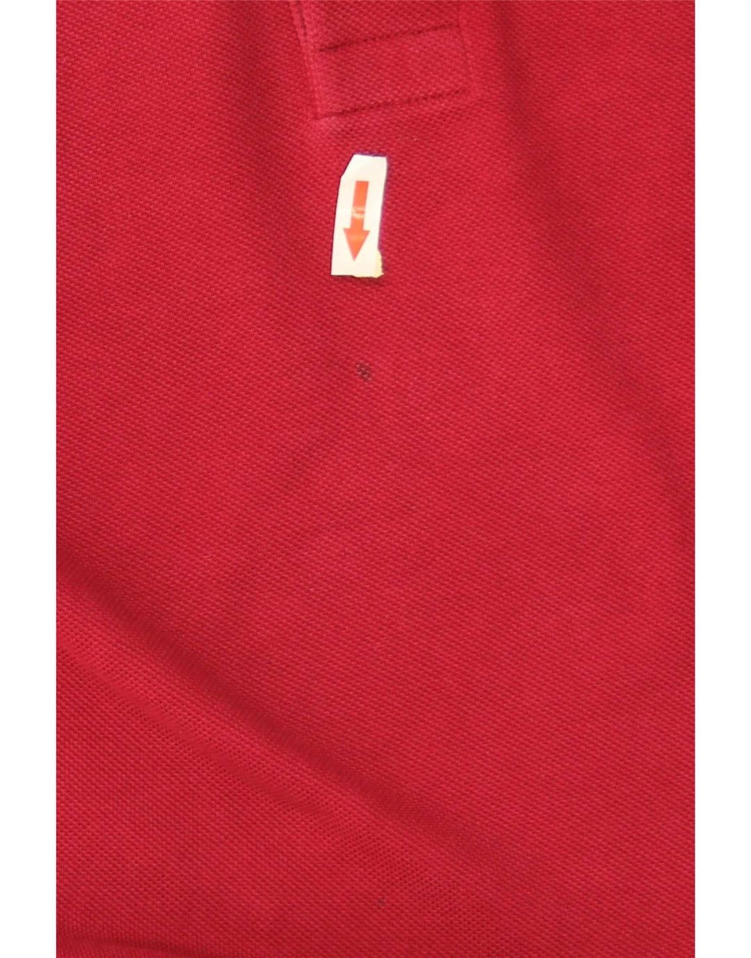 Camisa polo masculina Lacoste tamanho 6 XL algodão vermelho