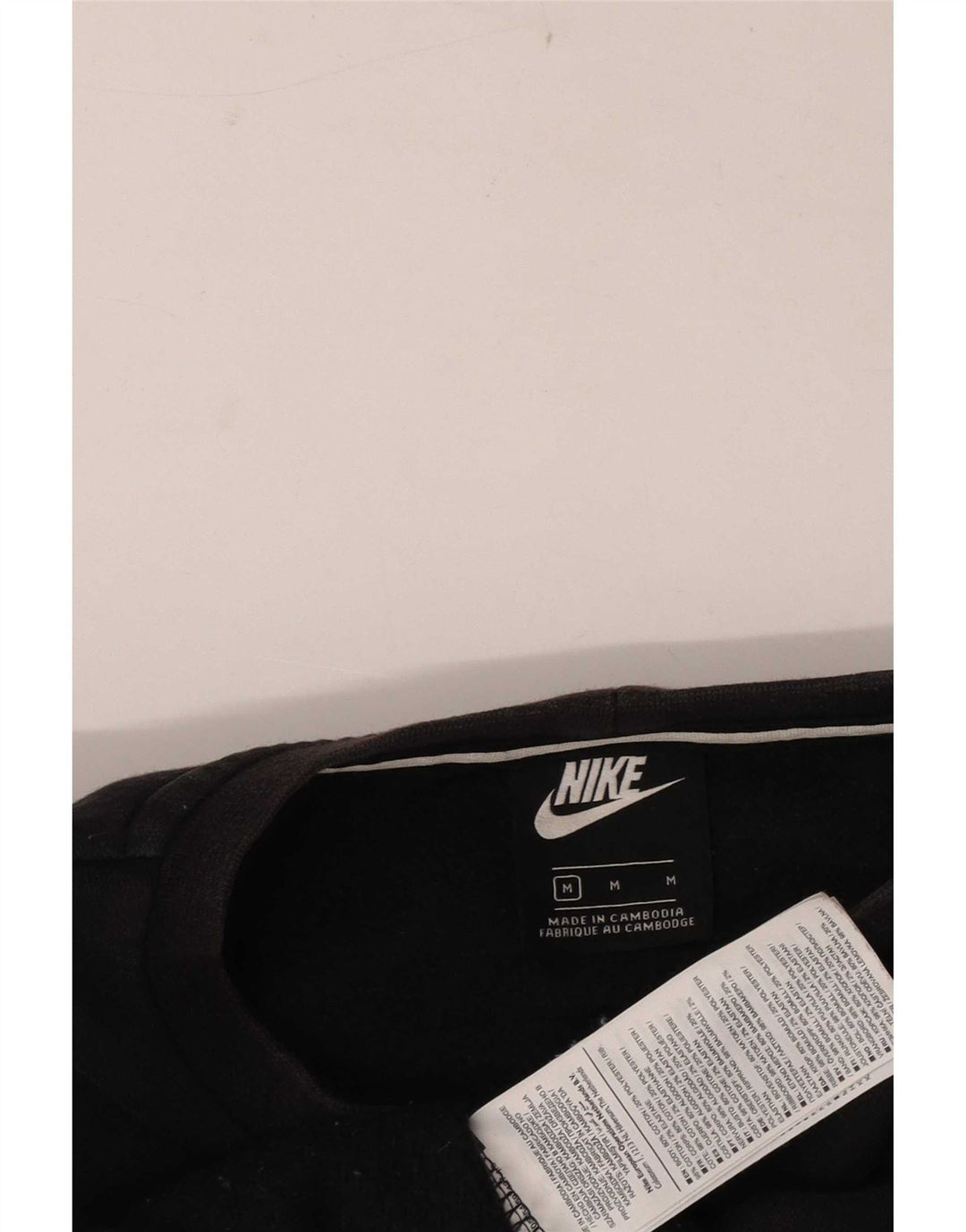 Moletom Nike Masculino Graphic Loose Fit Jumper Médio Preto Colorblock