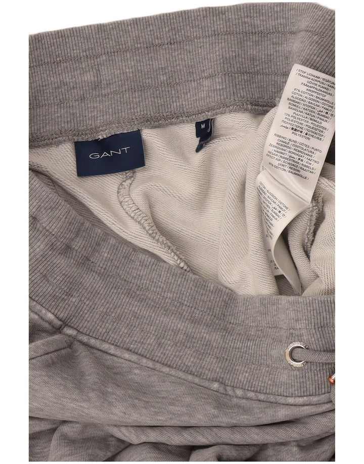 Calça esportiva masculina Gant, joggers, algodão manchado cinza médio