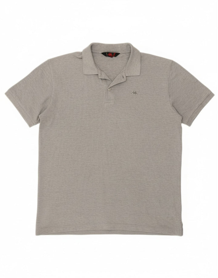Camisa polo masculina KAPPA XL cinza algodão