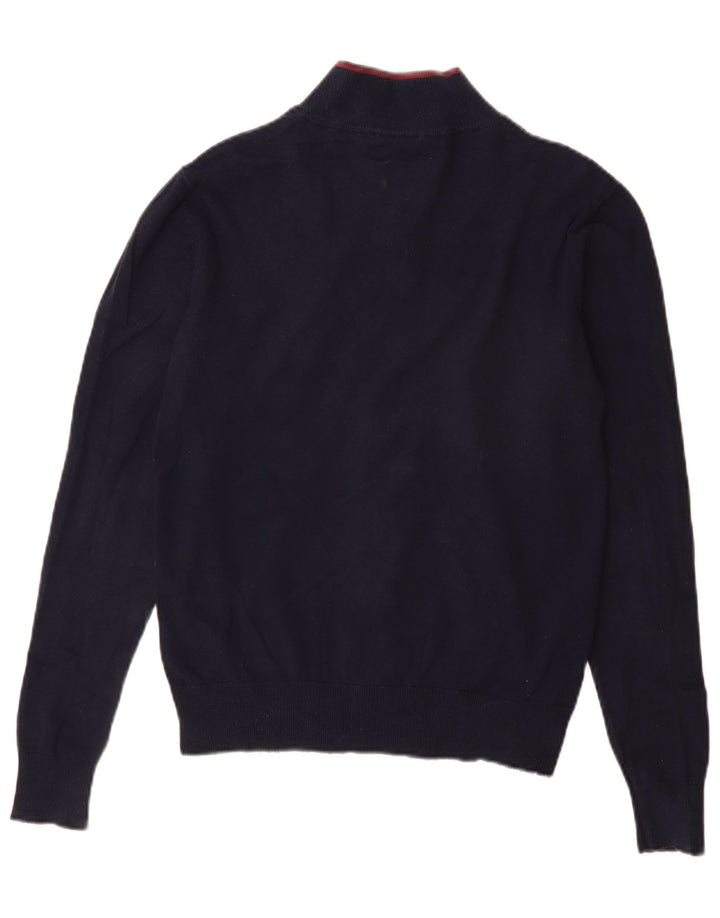 Suéter Cardigan FILA Menino 15-16 Anos Médio Azul Marinho