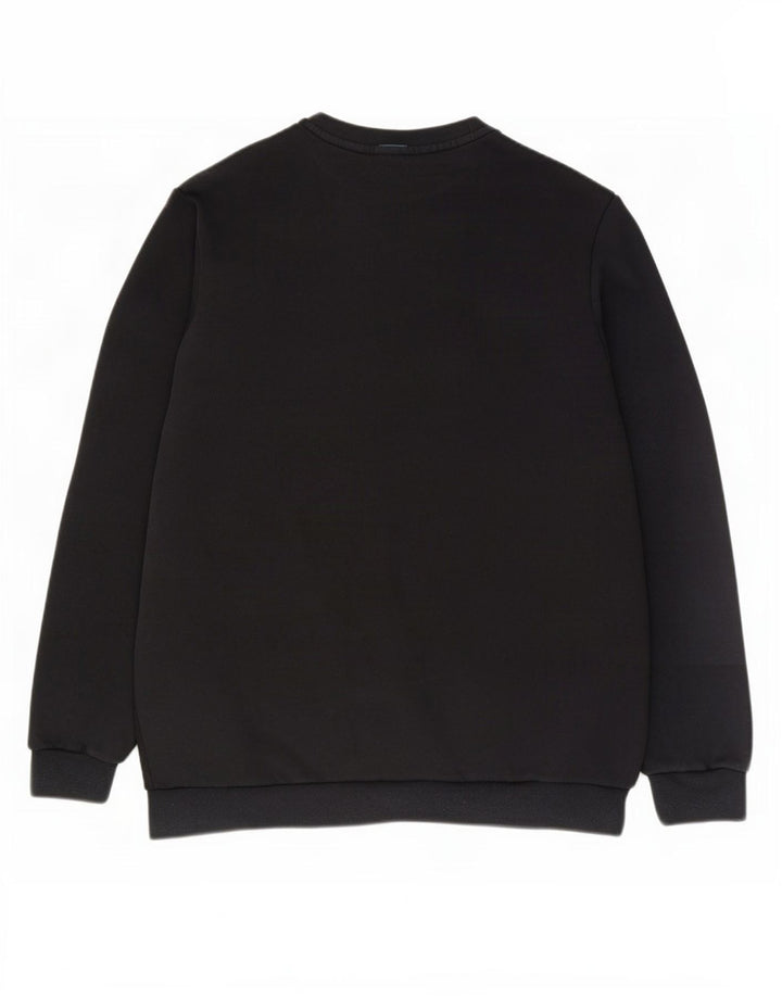 Nike masculino gráfico moletom jumper grande algodão preto