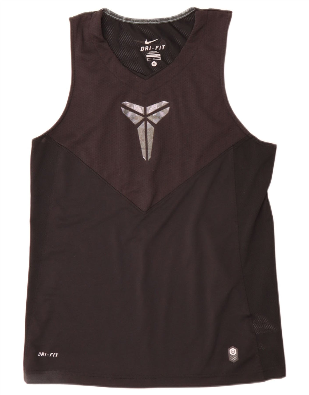 Nike Mens Graphic Vest Top Médio Preto Poliéster Esportes