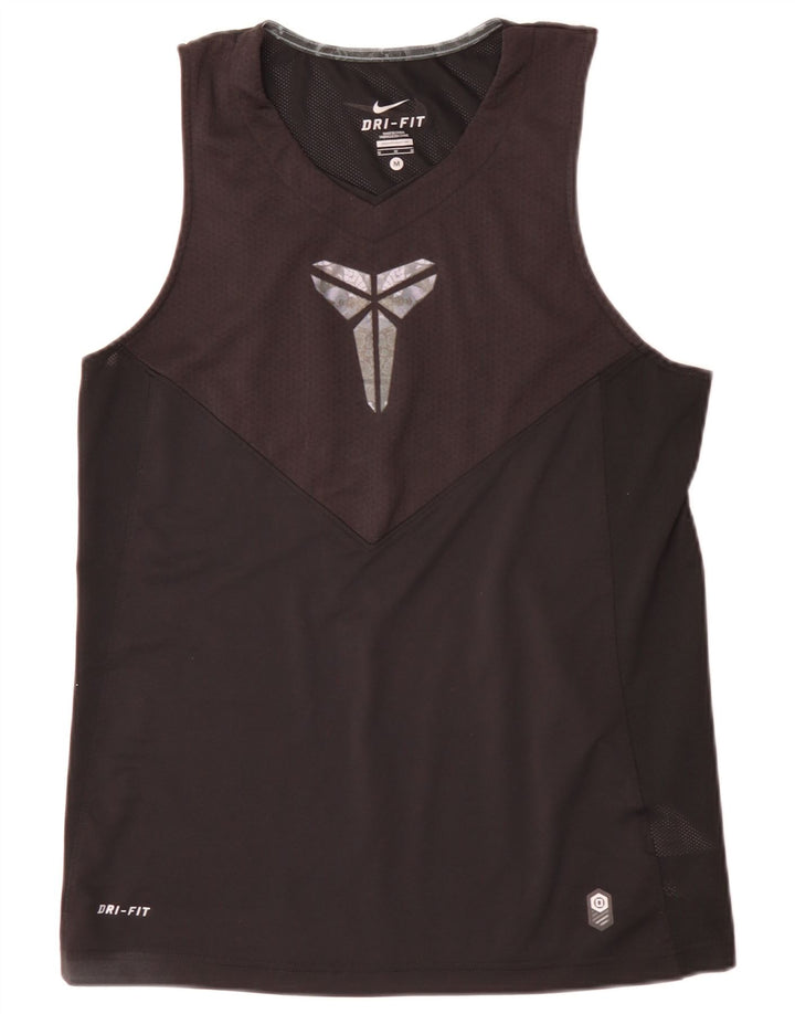 Nike Mens Graphic Vest Top Médio Preto Poliéster Esportes
