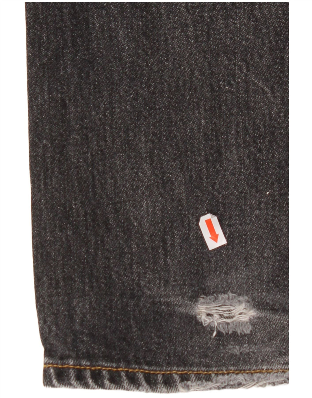 LEVI'S Masculino 501 Straight Jeans W32 L32 Algodão Preto