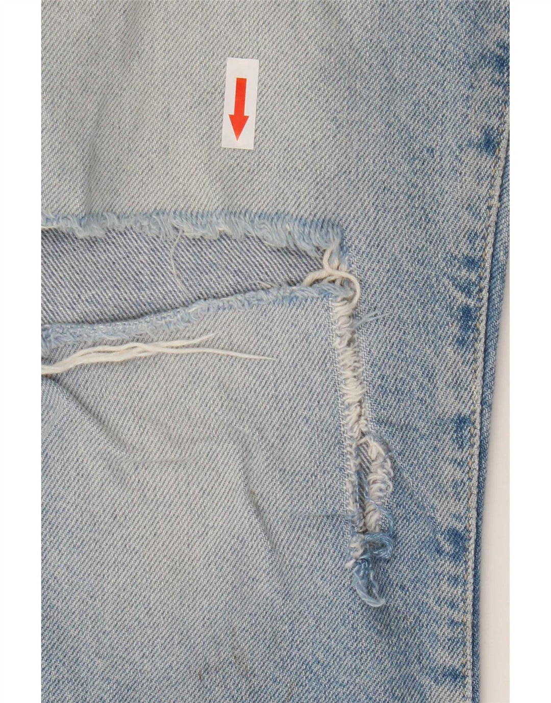 Jeans recortados femininos Reiss W29 L26 algodão azul