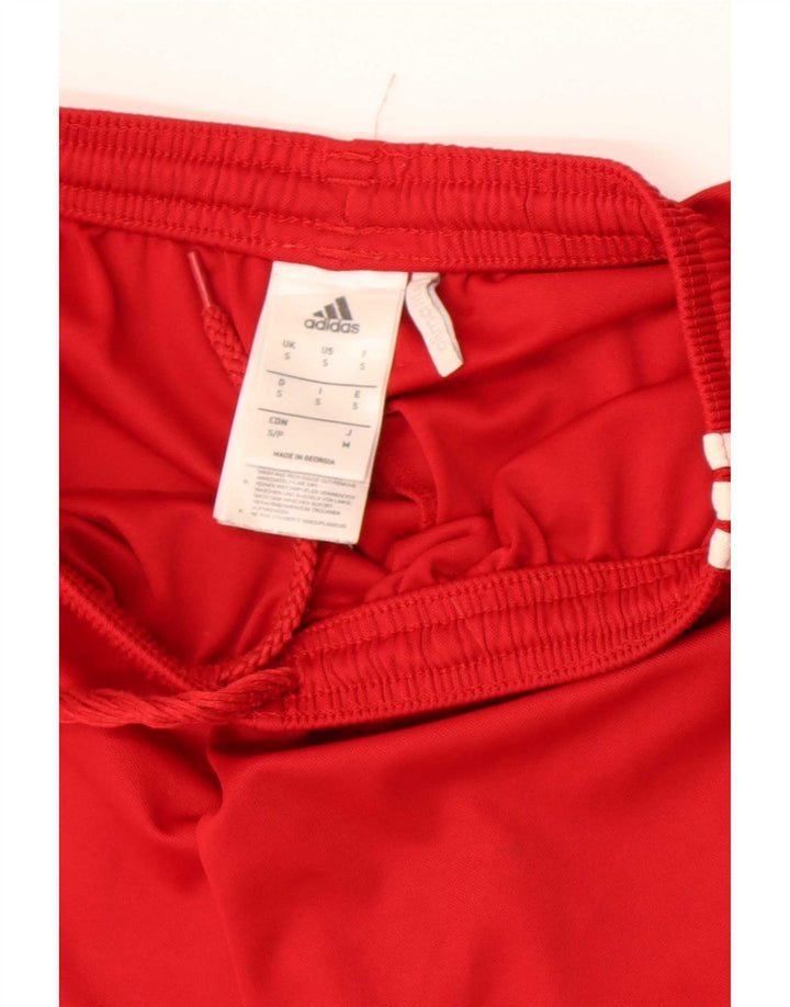 Adidas Mens Climalite Sport Shorts Pequeno Poliéster Vermelho