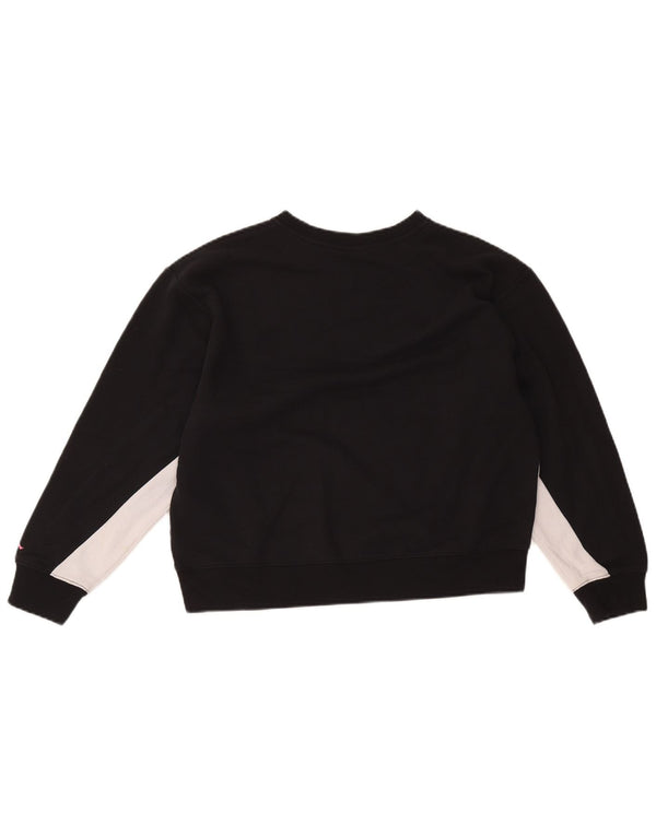 Suéter gráfico Jordan Girls Graphic 13-14 anos XL preto colorblock