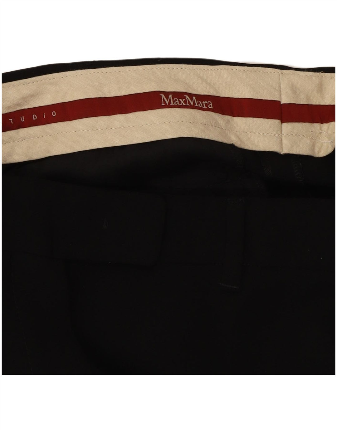 Calça feminina slim MAX MARA W27 L29 preta