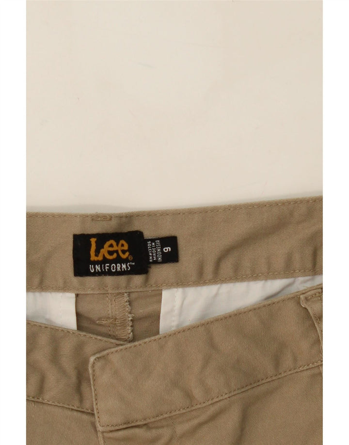 LEE Womens Casual Shorts US 6 Medium W32 Beige Cotton Vintage Lee and Second-Hand Lee from Messina Hembry 