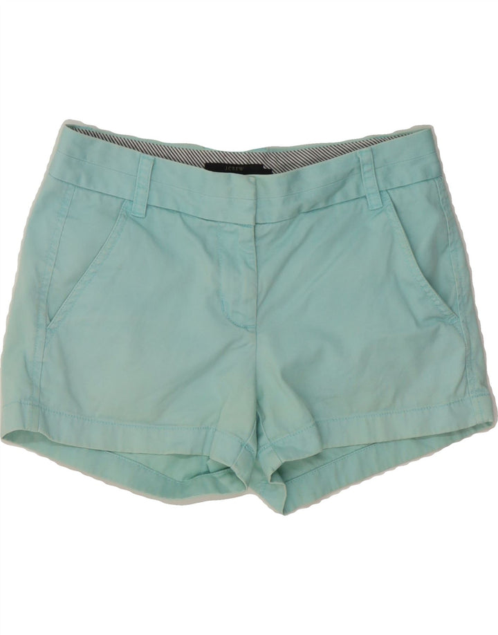 J. CREW Womens Chino Shorts US 0 XS W28 Turquoise Cotton Vintage J. Crew and Second-Hand J. Crew from Messina Hembry 