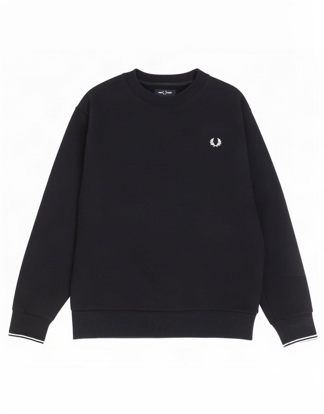 Fred Perry moletom masculino jumper grande algodão azul marinho