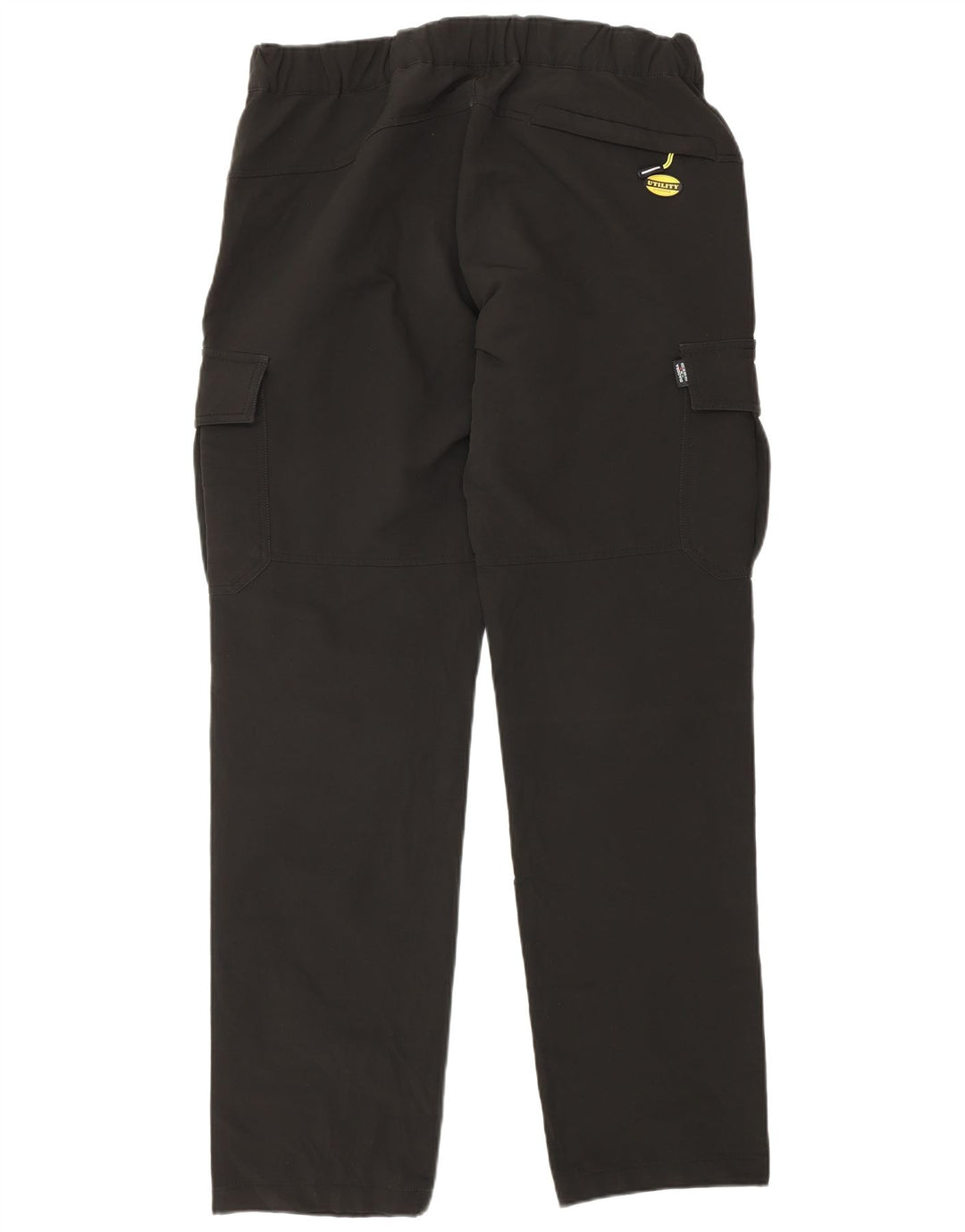 Calças cargo retas masculinas Diadora grandes W34 L34 pretas