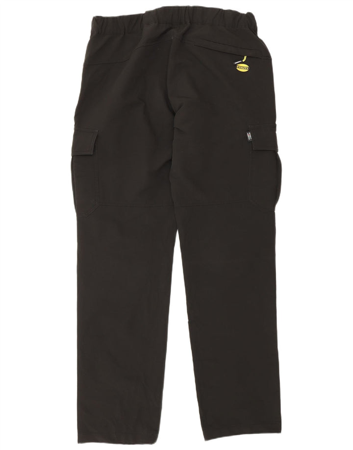 Calças cargo retas masculinas Diadora grandes W34 L34 pretas