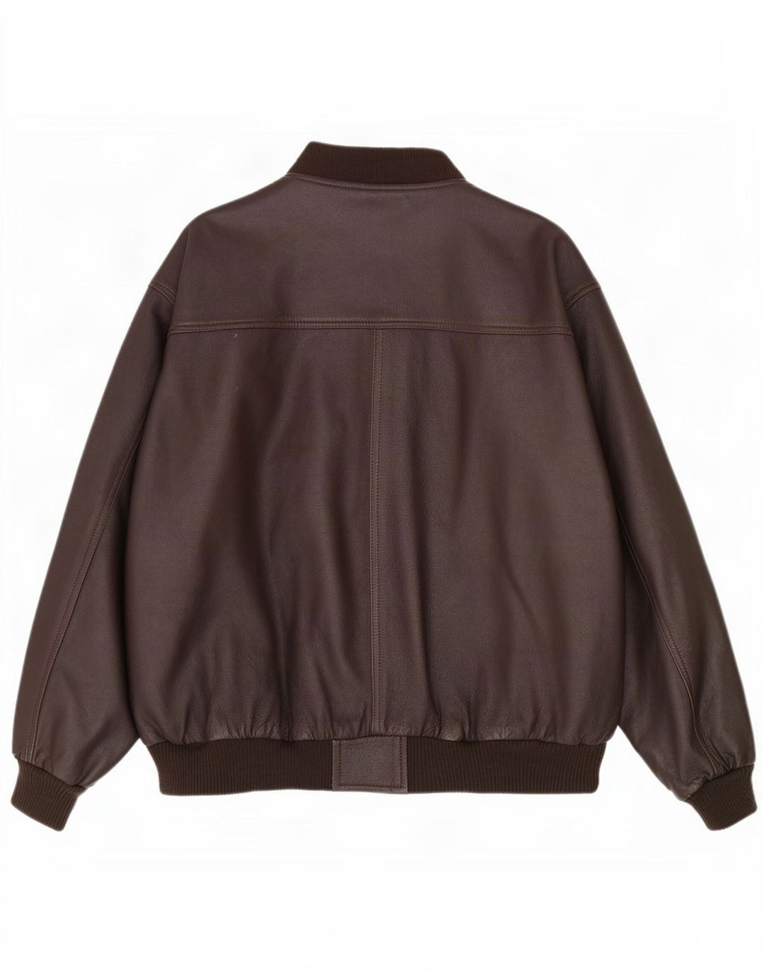 Jaqueta de couro masculina vintage UK 42 XL marrom