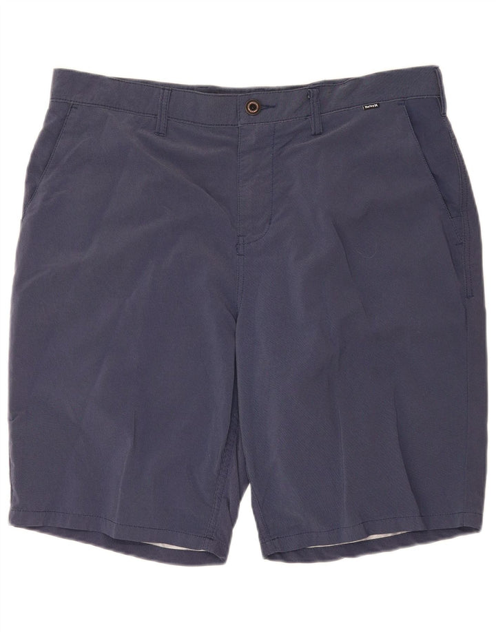 Shorts Chino Masculino Hurley W36 Grande Nylon Azul Marinho
