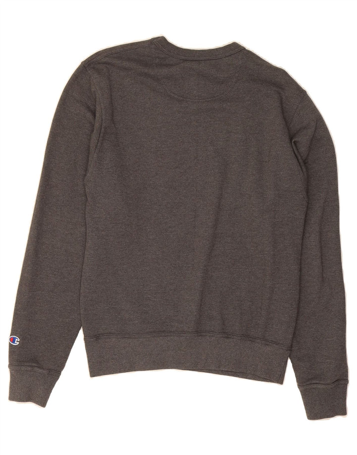 CHAMPION Mens Sweatshirt Jumper Small Grey Cotton Vintage Champion and Second-Hand Champion from Messina Hembry 