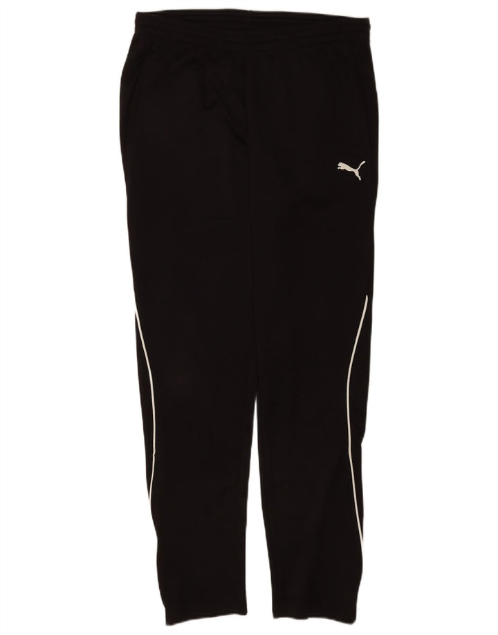 Calça de treino masculina PUMA poliéster preto médio