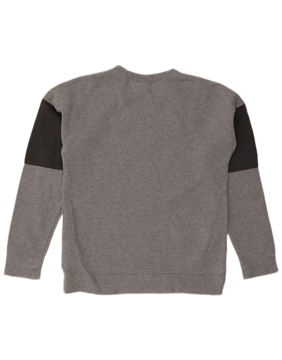 Moletom gráfico masculino Nike Jumper pequeno cinza colorblock algodão