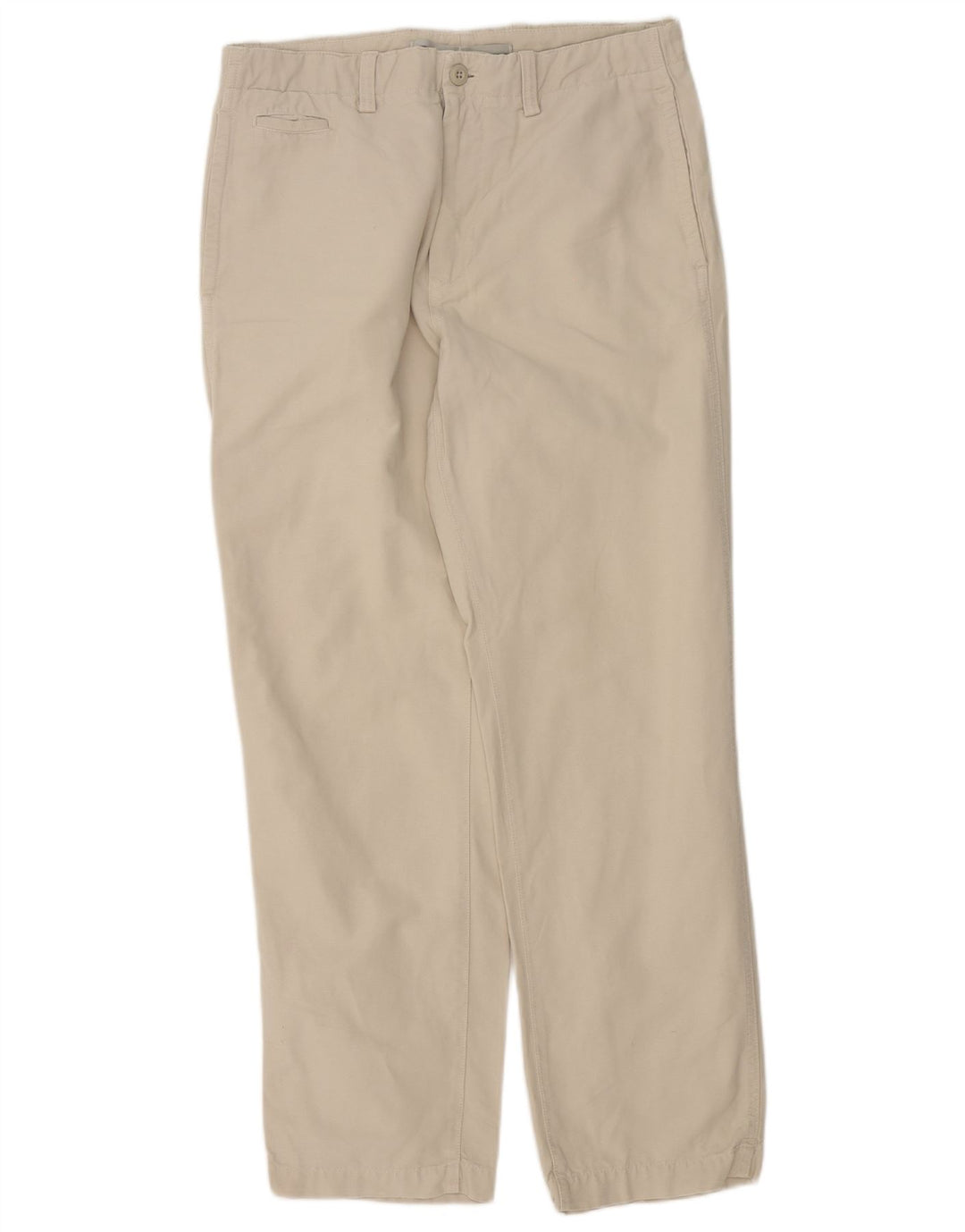 Calça Chino Reta Masculina Massimo Dutti EU 40 Médio W31 L30 Bege