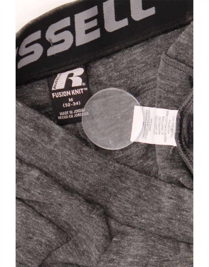 RUSSELL ATLÉTICO Mens Calças de treino Joggers cinza médio manchado