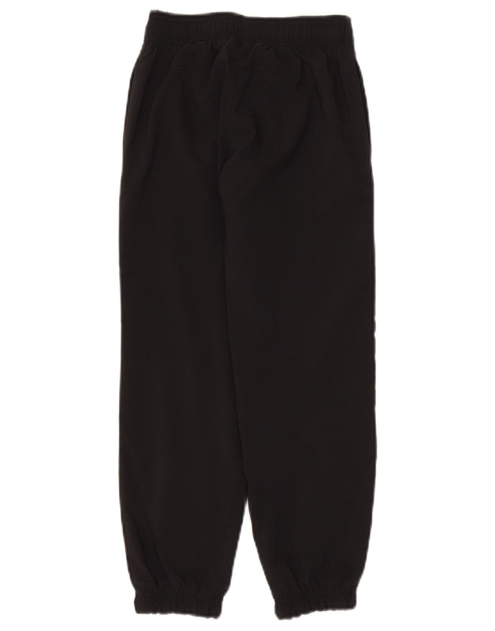 Adidas meninos calças de treino joggers 7-8 anos preto poliéster