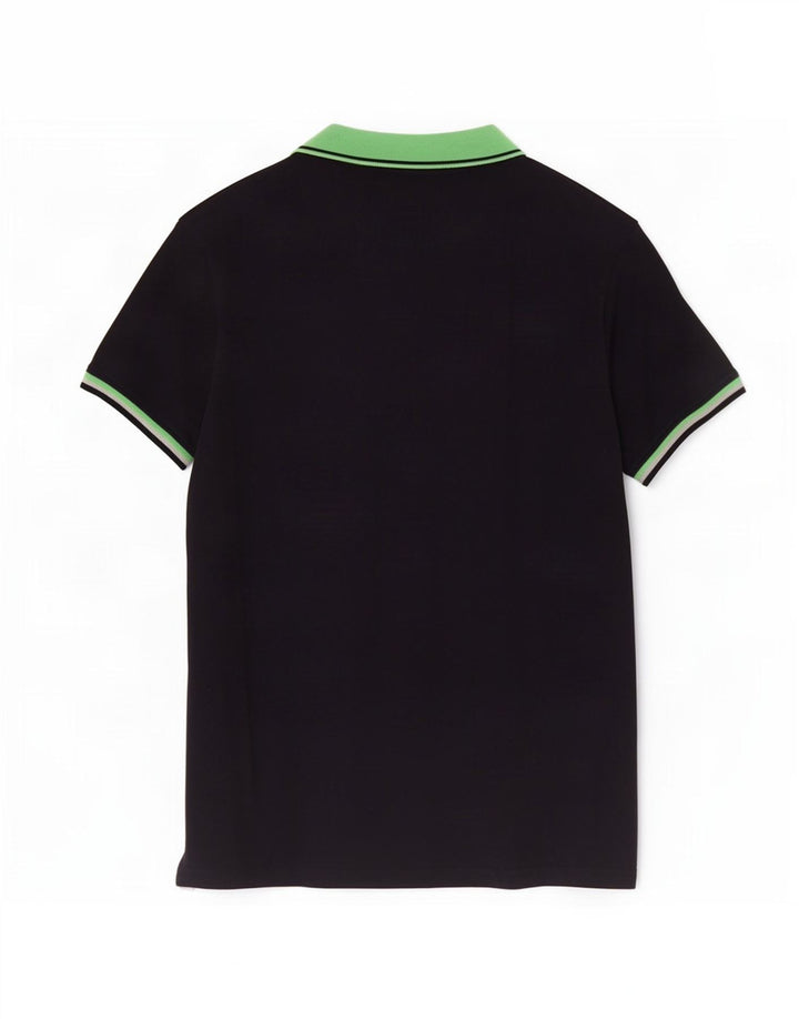 Camisa polo masculina de rugby Champion, algodão listrado azul marinho médio