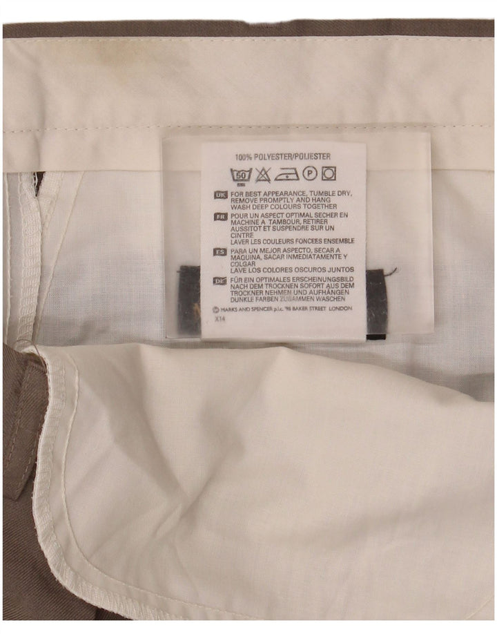 Calça casual Marks & Spencer masculina St. Michael Pegged W38 L29 marrom