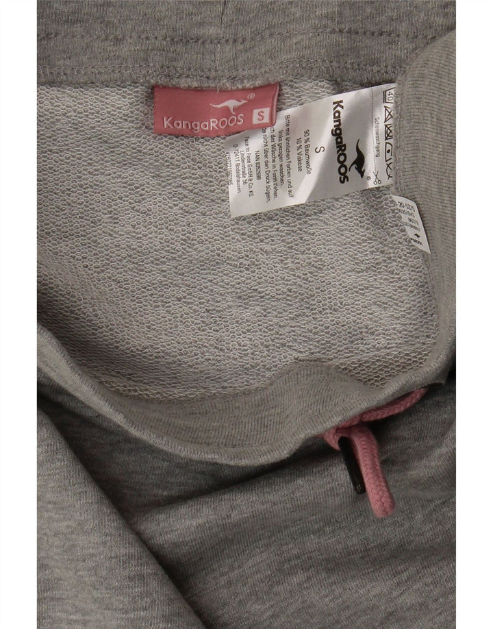 Saia feminina Kangaroos UK 10 algodão manchado cinza pequeno