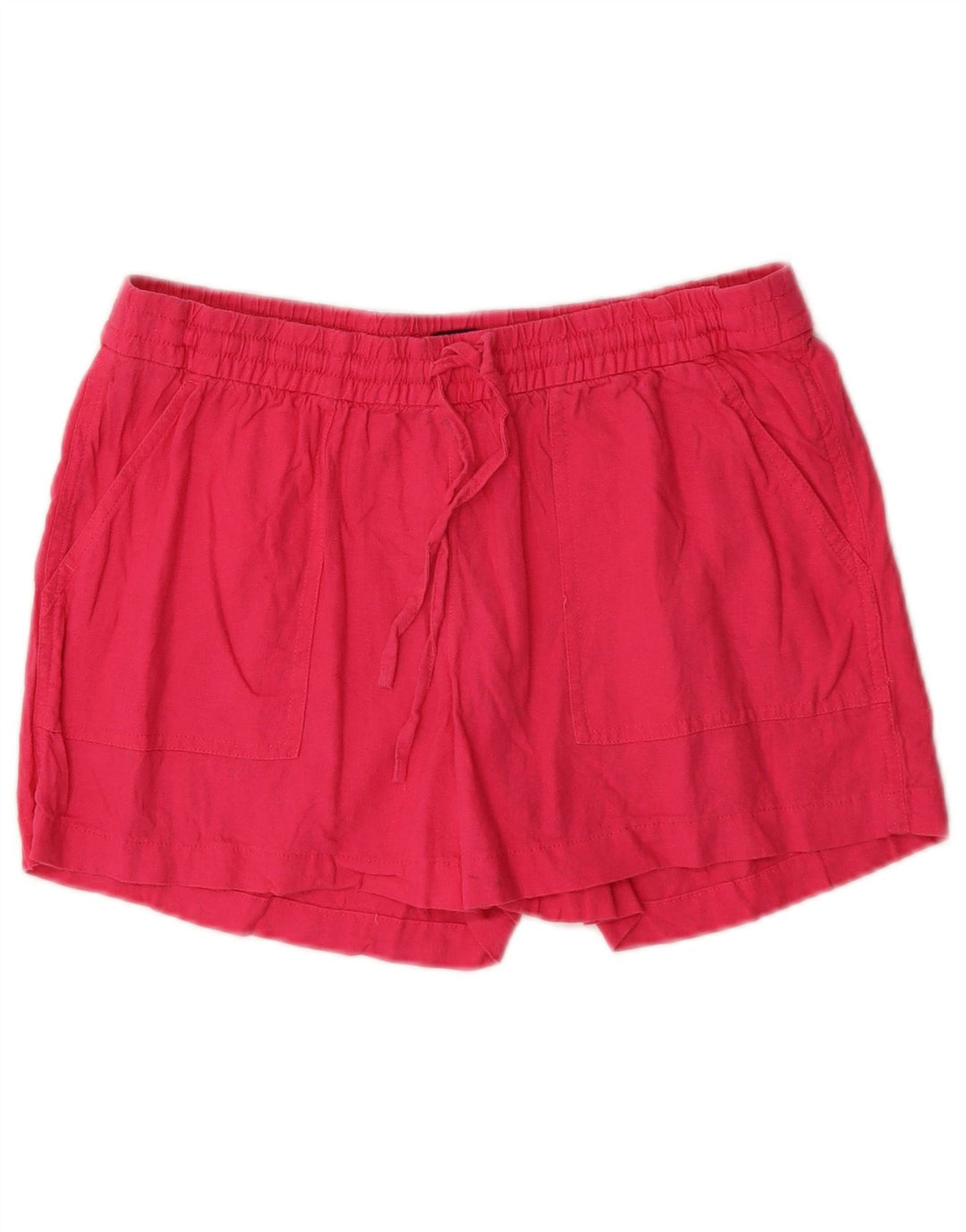 J. CREW Shorts casual feminino pequeno W26 linho rosa