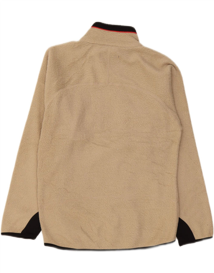 Jaqueta masculina de lã FILA UK 38 bloco colorido bege médio