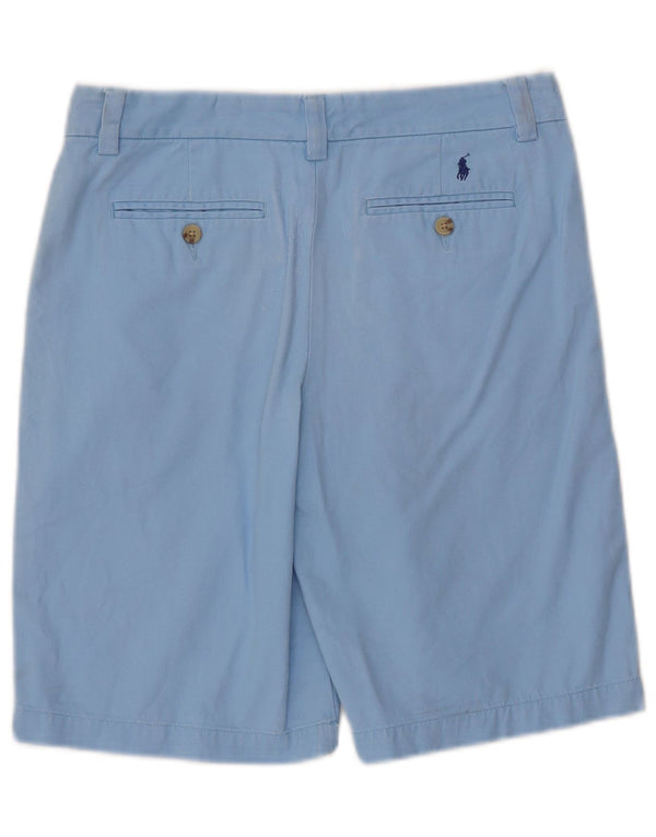 POLO RALPH LAUREN Menino Chino Shorts 15-16 Anos W30 Azul Algodão