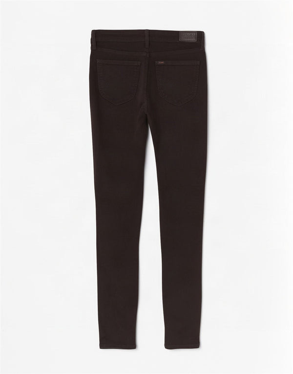 Lee Womens Scarlett Skinny Jeans W30 L33 Algodão Preto