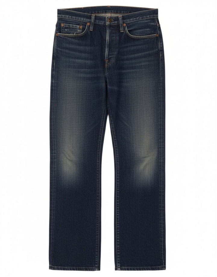 Replay Jeans reto feminino W29 L32 azul marinho algodão