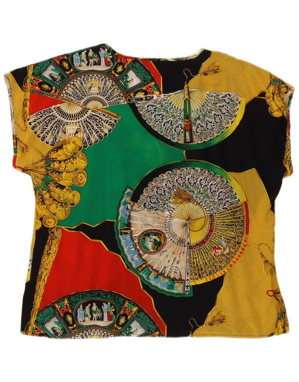 MARINA RINALDI Blusa feminina oversized tamanho 23 médio multicolorido