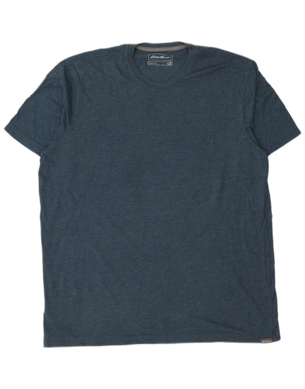 Camiseta masculina EDDIE BAUER Top XL algodão azul