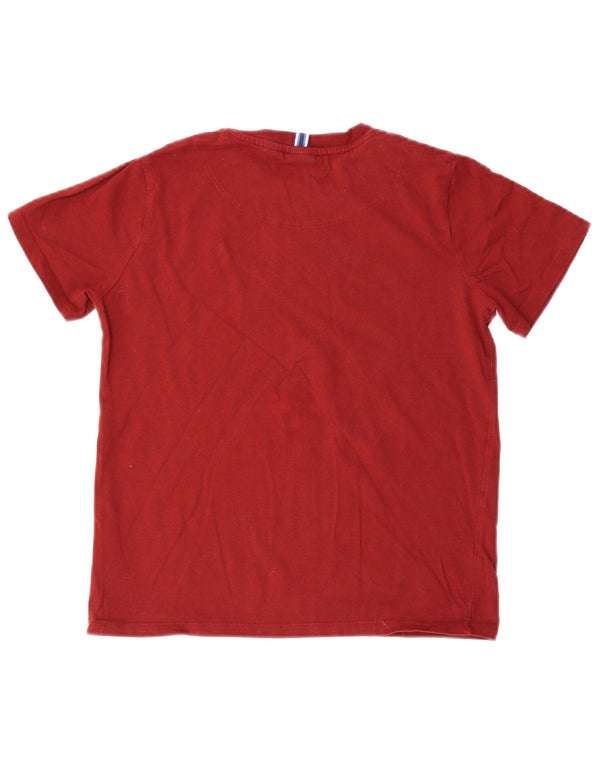 Camiseta gráfica TED BAKER Boys 10-11 anos algodão Borgonha