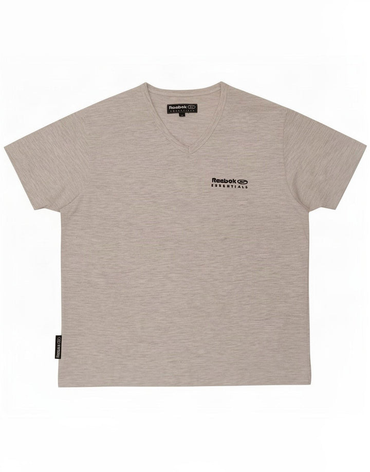 Camiseta feminina Reebok Top UK 12 poliéster cinza médio