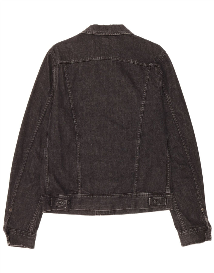 Jaqueta jeans masculina Lee UK 38 algodão preto médio