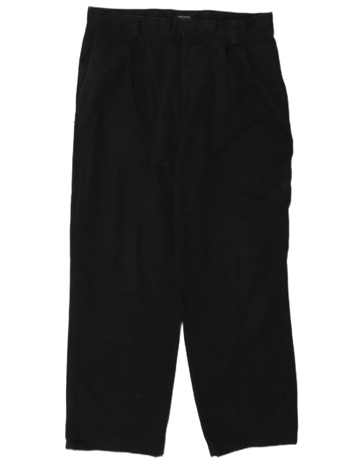 Calça Chino Masculina Dockers Pegged W34 L29 Algodão Preto