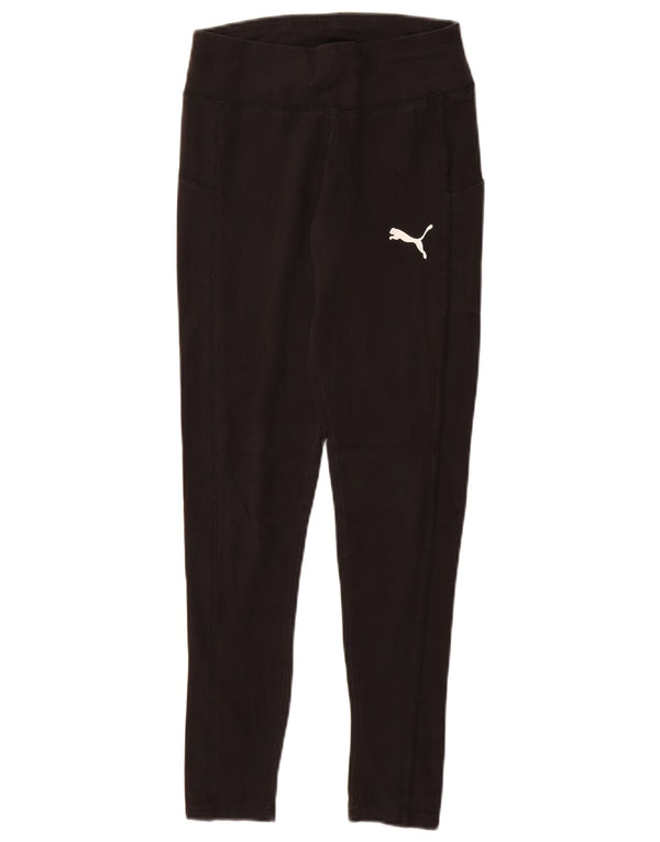 Leggings PUMA para mulher UK 8 pequeno algodão preto